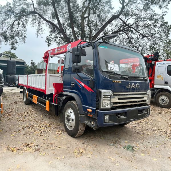 Cho thuê xe tải Jac 3,5 tấn gắn cần cẩu Unic 3 khúc Cho thuê xe tải Jac 3,5 tấn gắn cần cẩu Unic 3 khúc