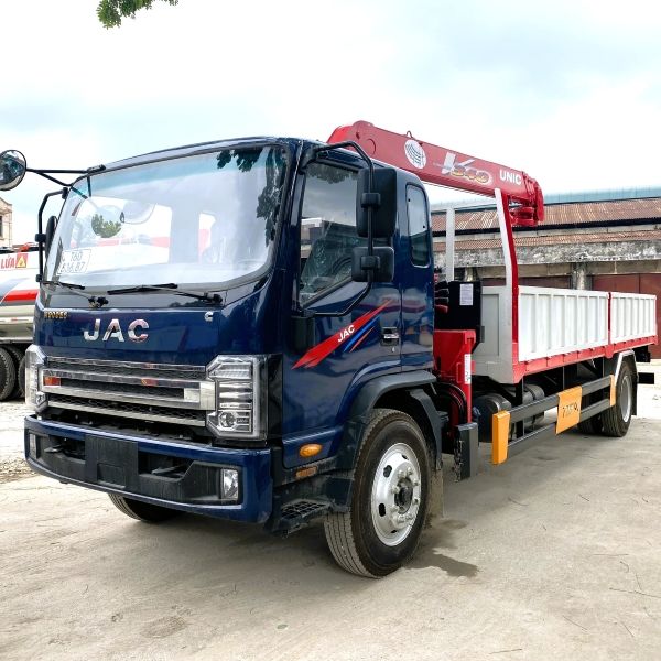 Cho thuê xe tải Jac 3,5 tấn gắn cần cẩu Unic 3 khúc Cho thuê xe tải Jac 3,5 tấn gắn cần cẩu Unic 3 khúc