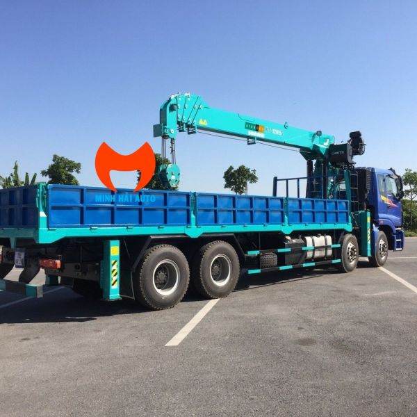 Cho thuê xe tải Thaco Auman 20 tấn 5 chân gắn cần cẩu Sangdo Cho thuê xe tải Thaco Auman 20 tấn 5 chân gắn cần cẩu Sangdo