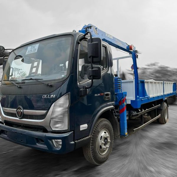Cho thuê xe tải Thaco Auman 20 tấn 5 chân gắn cần cẩu Sangdo Cho thuê xe tải Thaco Auman 20 tấn 5 chân gắn cần cẩu Sangdo